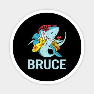 Funny Shark - Bruce Name Magnet